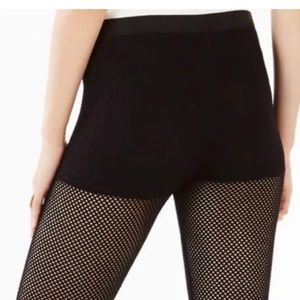 BCBG Black Sheer Mesh Legging